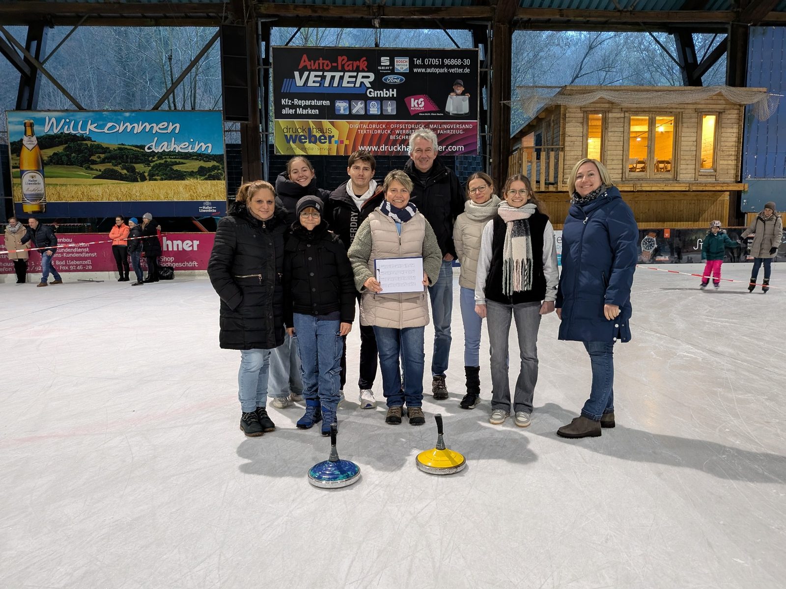 AMSEG Event beim Eisstockschießen